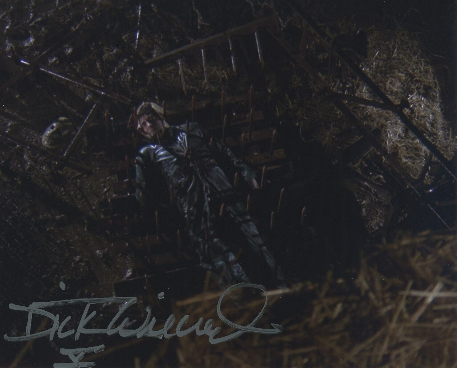 DICK WIEAND SIGNED AUTOGRAPHED COLOR 8X10 Photo Poster painting FRIDAY THE 13TH PART 5