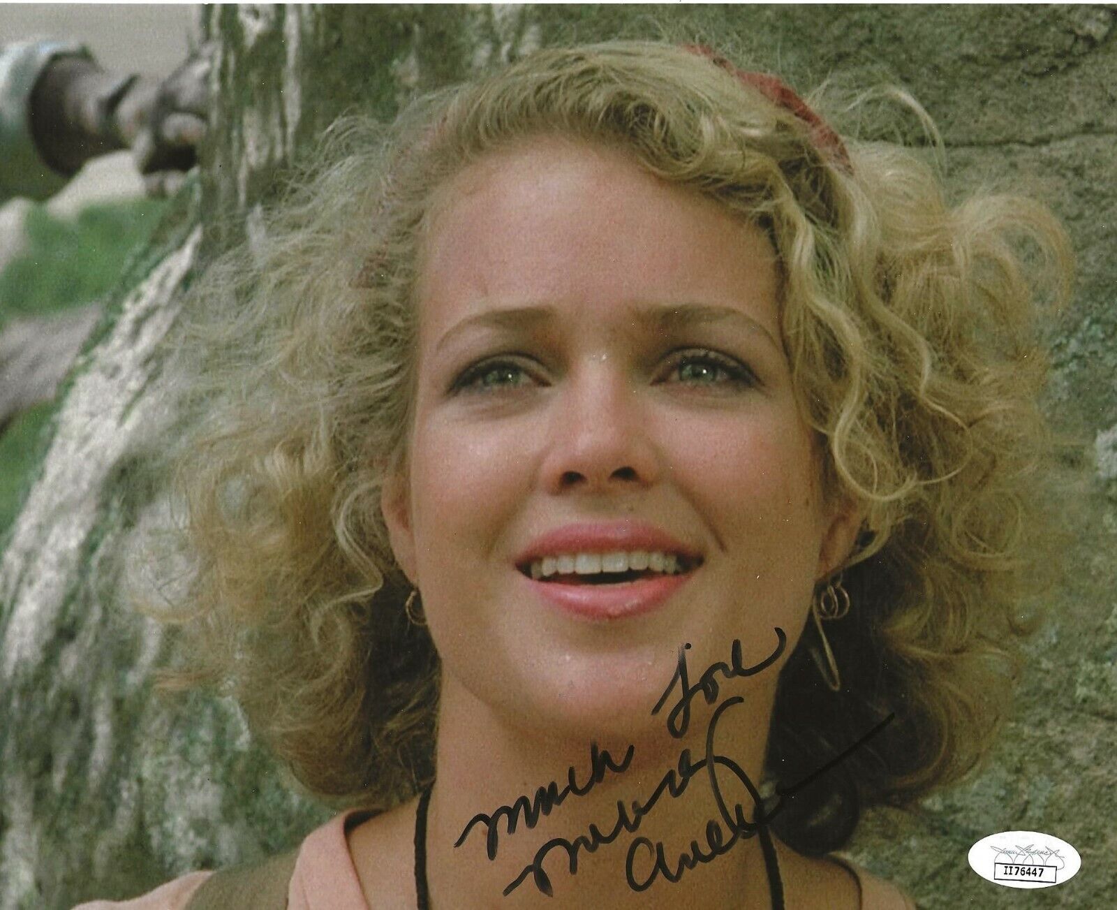 Melody Anderson signed Firewalker 8x10 Photo Poster painting autographed Patricia Goodwin 2 JSA