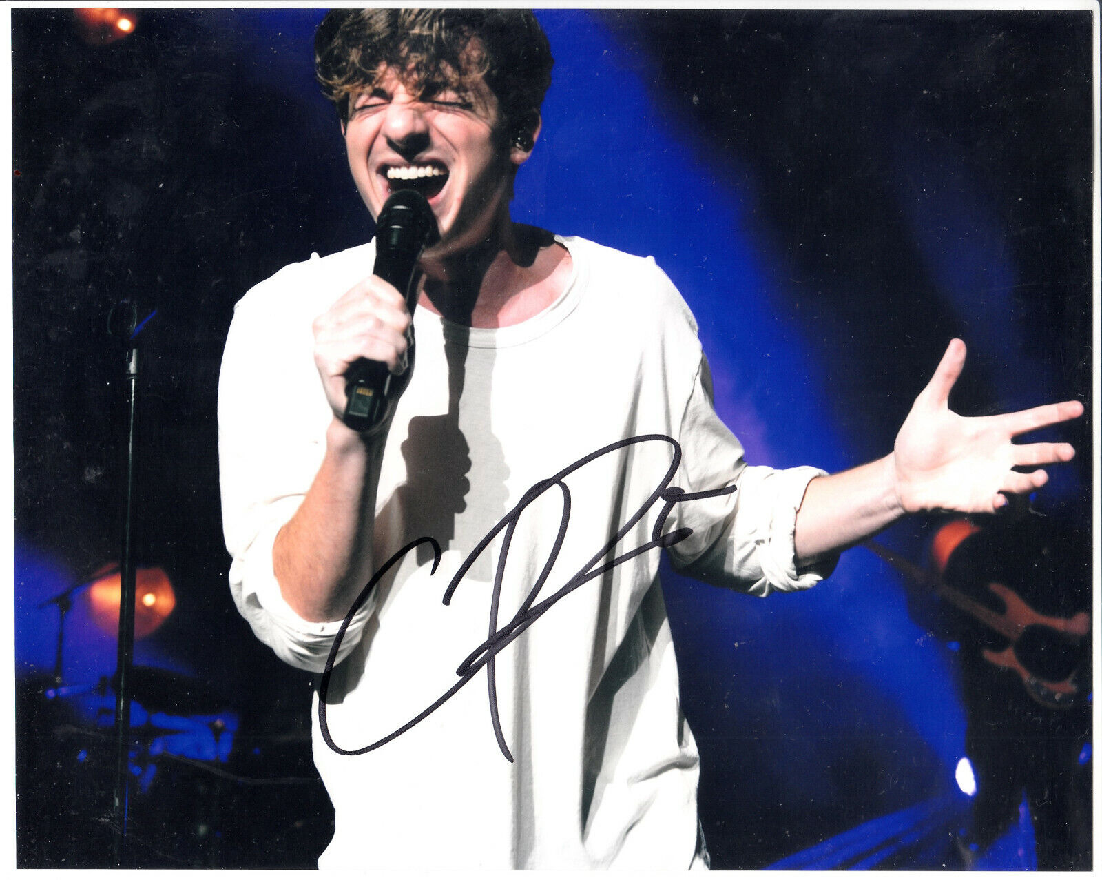 Charlie Puth singer, songwriter, record producer autogtraph 8x10