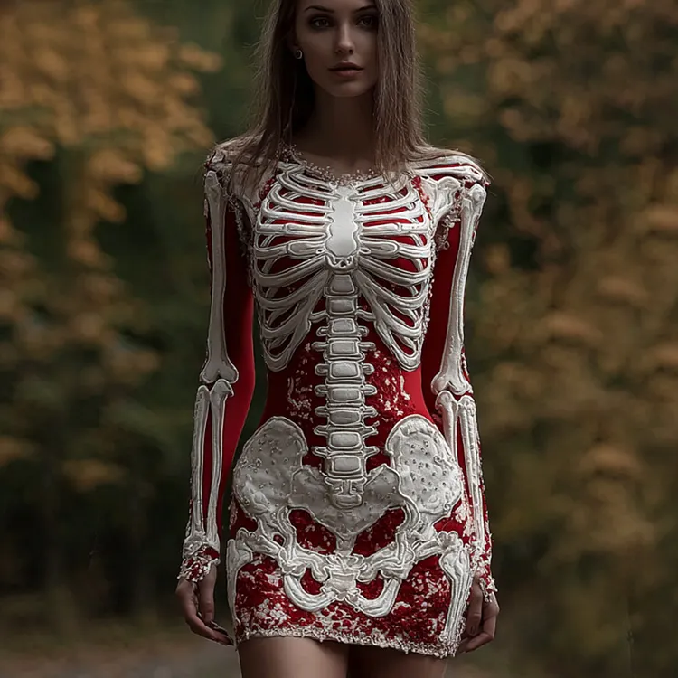 green emerald velvet dress Ghastly Siren Skeleton Mermaid Dress