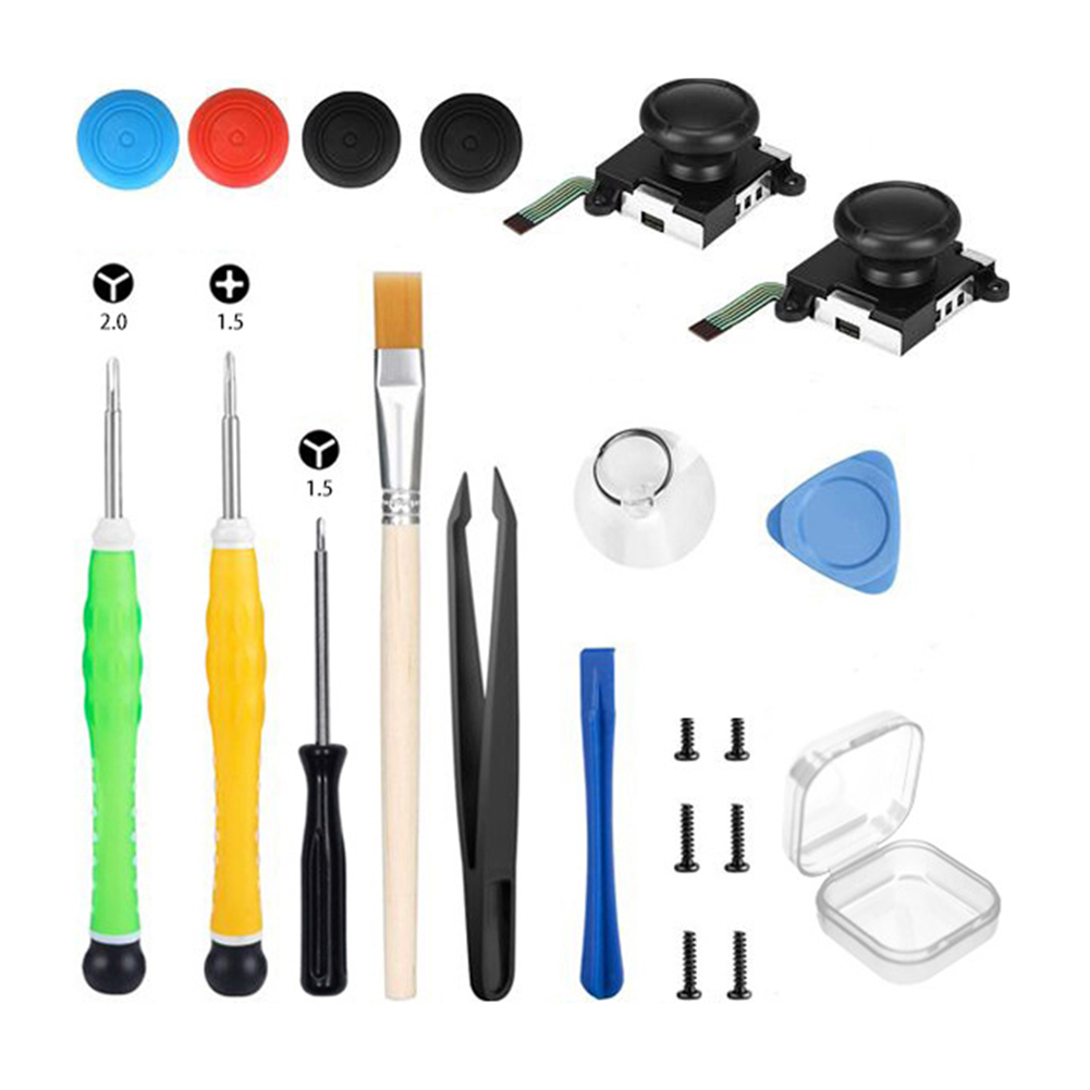 

3D Gamepad Handle Repair Tools Fit For Nintendo Switch Joy-con (21 in 1, 501 Original