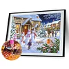 Diamond Painting -DIY Full Square Drill Snowman House