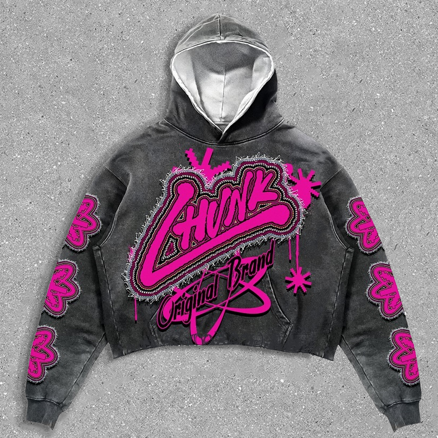 Vintage Personalized Print Hoodie