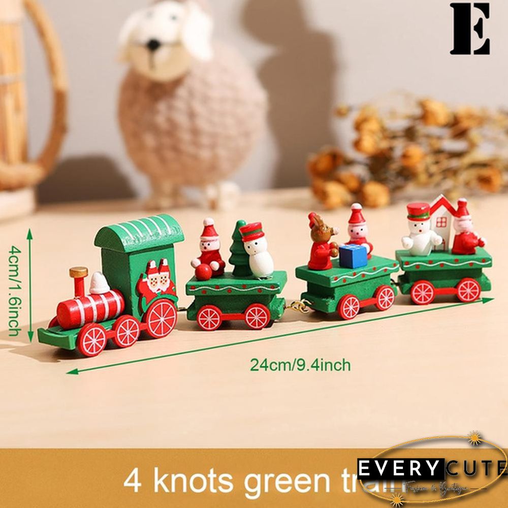 Christmas Wooden Little Train Merry Christmas Decoration For Home Christmas Ornaments New Year Gifts Xmas Decor Navidad Noel