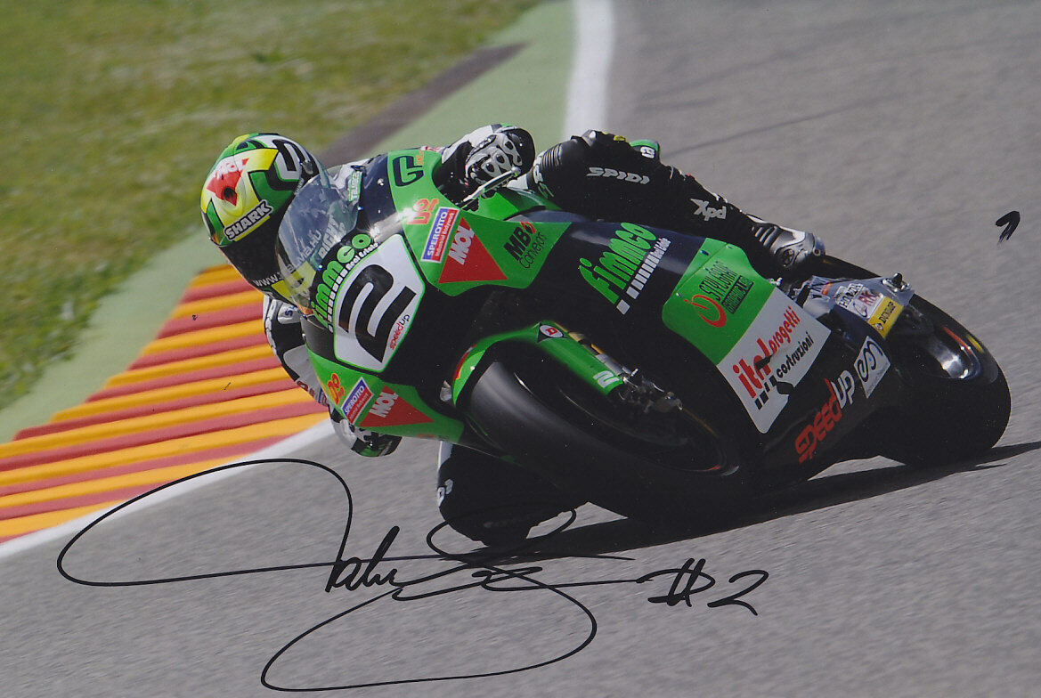 Gabor Talmacsi Hand Signed Moto 2 Photo Poster painting 12x8.