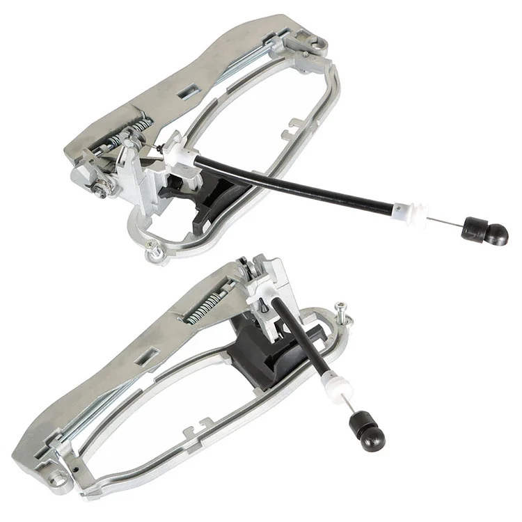 Silscvtt 51218243615 51218243616 51228243635 51228243636 Door Handle Bracket Set of 4 Door Handle Carriers Front & Rear Replacement for 2000-2006 Bmw E53 X5