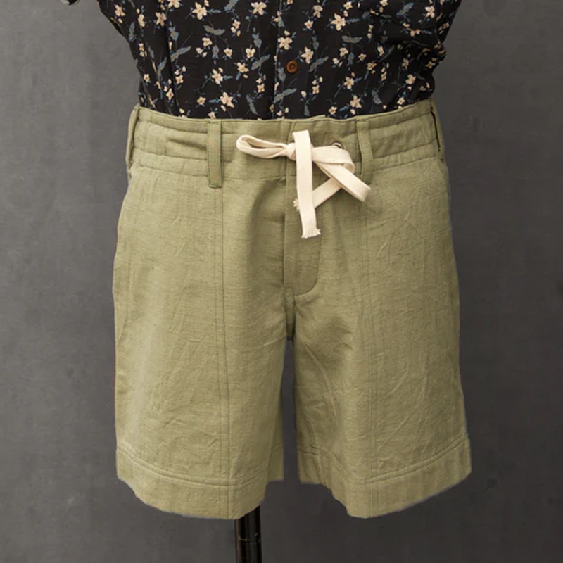 Men's Hand-woven Cotton Canvas Shorts