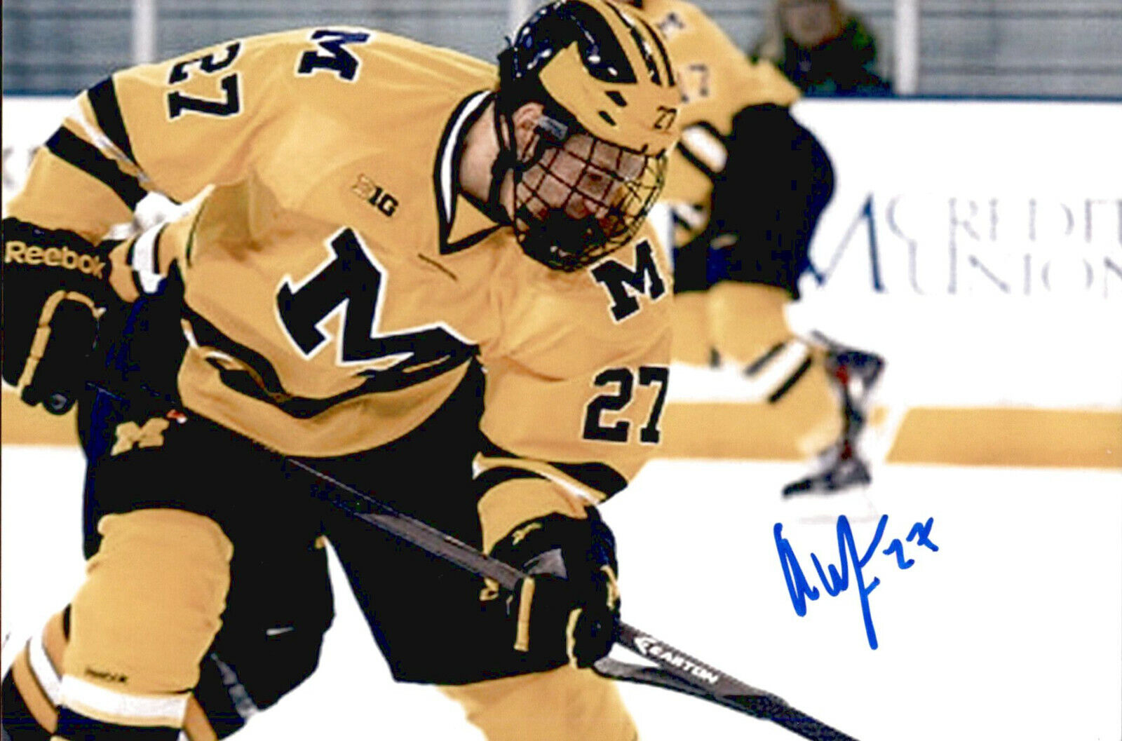 Alex Alexander Guptill SIGNED auto 4x6 Photo Poster painting BUFFALO SABRES / U. OF MICHIGAN