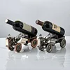 Retro Nostalgic Iron Car Wine Rack Ornaments European Creative Home Wine Cabinet Desktop Simple Light Luxury Wine Bottle Storage
