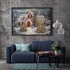 Christmas House - Full Round/Square Diamond Painting
