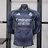 2025/2026 Long Sleeve Player Version Real Madrid Away Football Shirt 1:1 Thai Quality