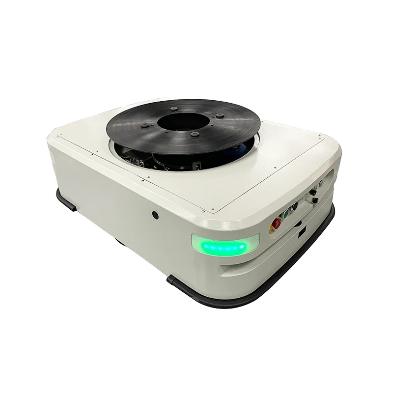 RFID Warehouse 48V 30Ah High Performance QR RFID Navigation AGV with Lifter for Industrial Application
