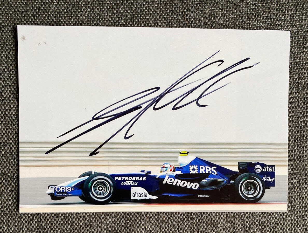 Alexander Wurz Autograph On Photo Poster painting 10 X 15 CM