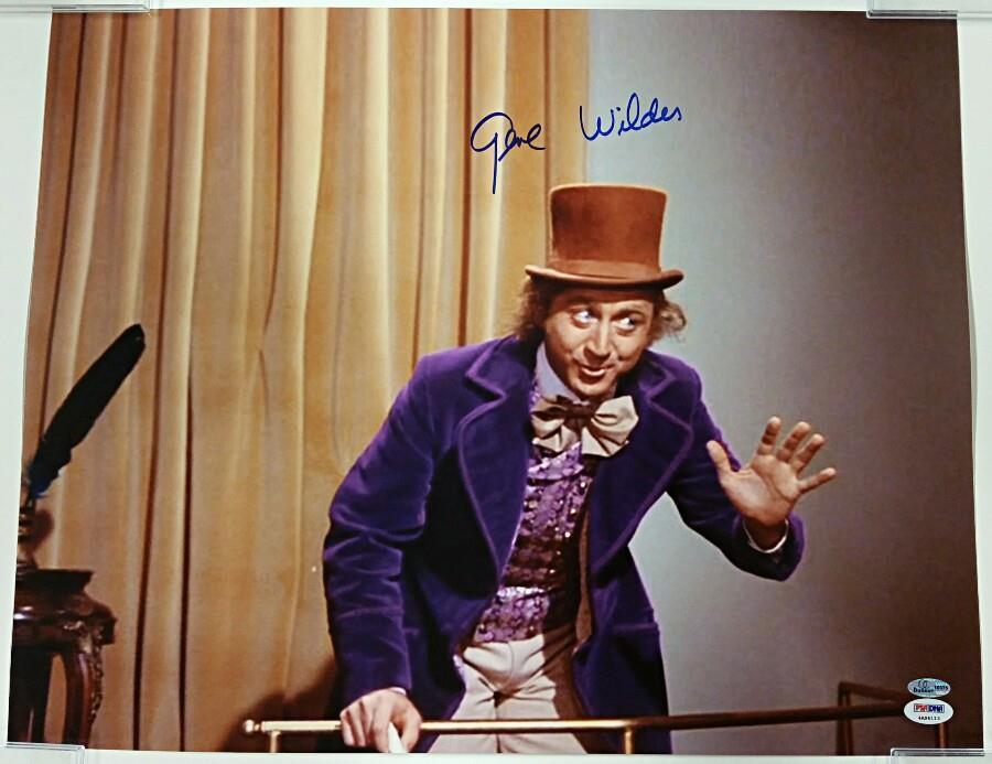 GENE WILDER Signed WILLY WONKA 16x20 Photo Poster painting #3 Autograph w/ PSA/DNA COA