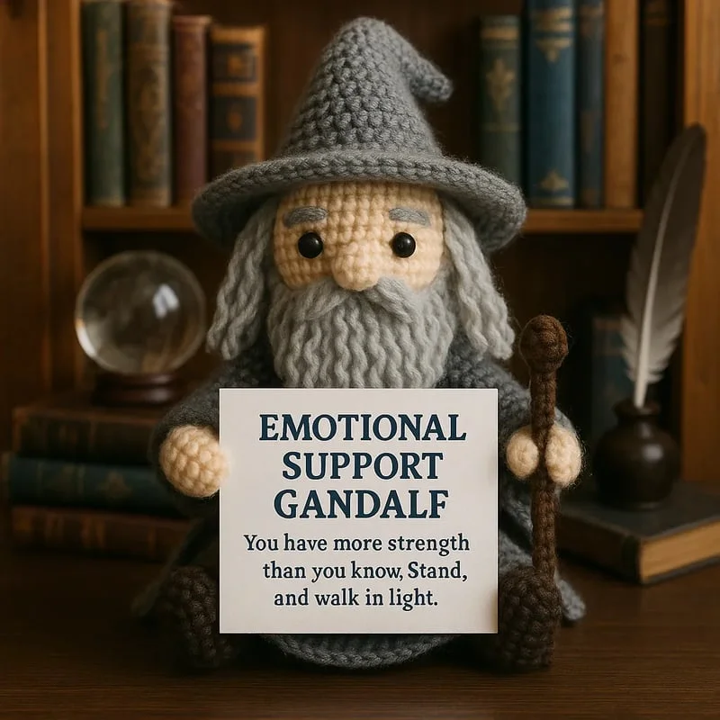 Fellowship of Comfort: LOTR Emotional Support Crochet Set