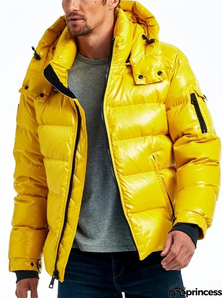 Casual Trendy Thermal Men's Bubble Coat