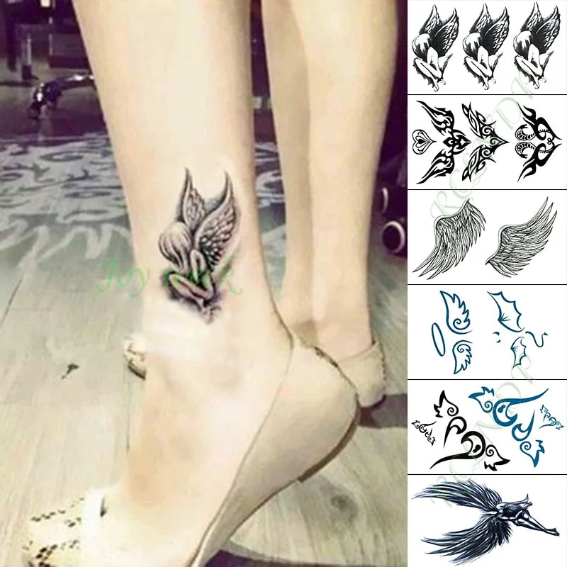 Waterproof Temporary Tattoo Sticker Love Heart Heartbeat Fake Tatto sexy clavicle Hand Arm Flash Tatoo for Kid Girl Men Women