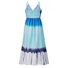 Gioiacombo&trade; Nuovo abito con bretelle tie-dye per la primavera e l'estate