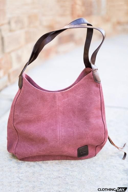 Canvas Hobo Bag