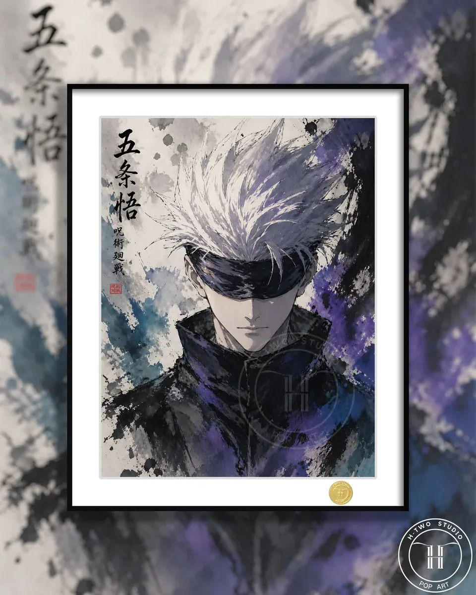 Gojo Satoru Painting - Jujutsu Kaisen | H-TWO Studio