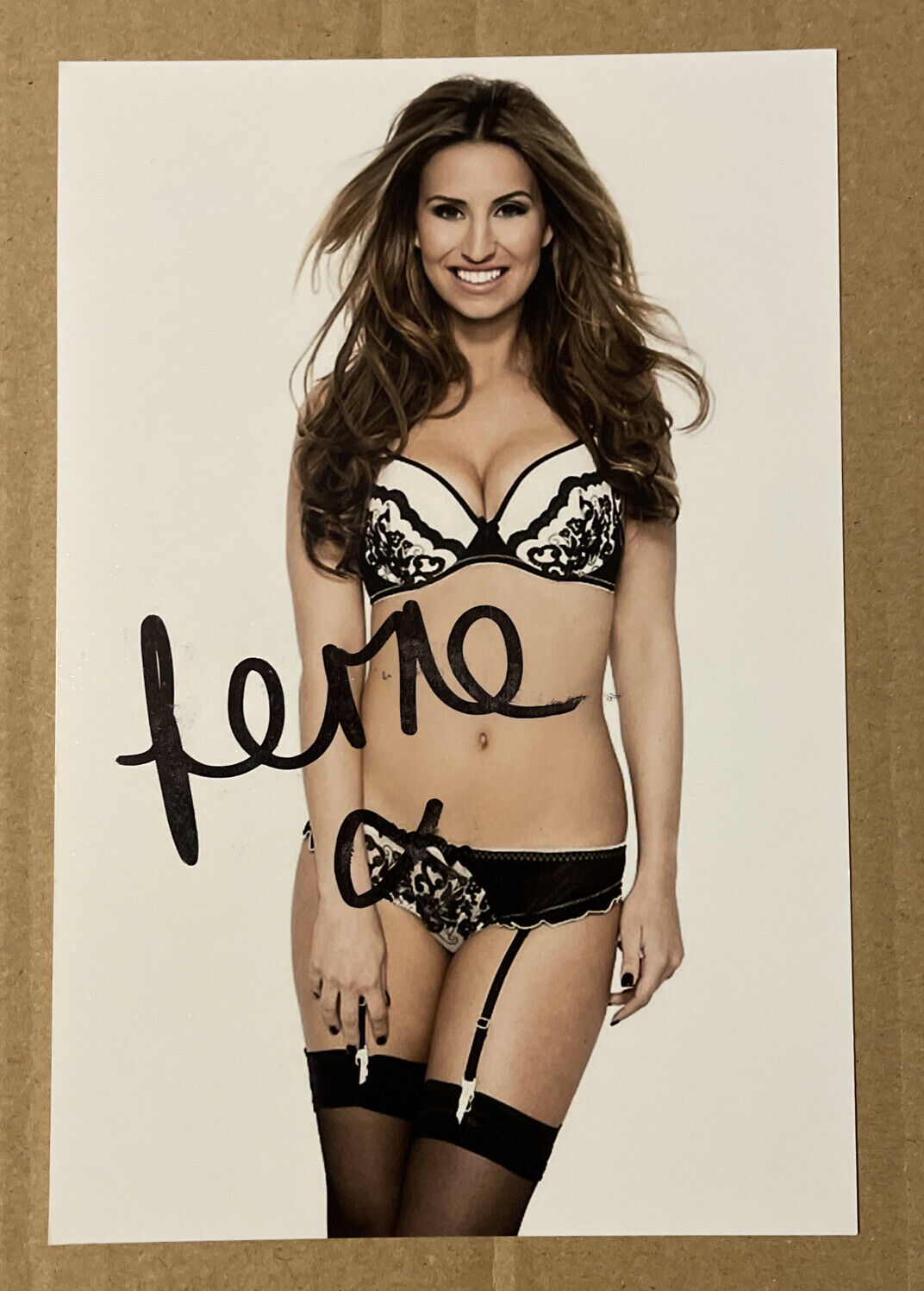 FERNE MCCANN TOWIE 6x4 Photo Poster painting HAND SIGNED Autograph Model TV Host Reality