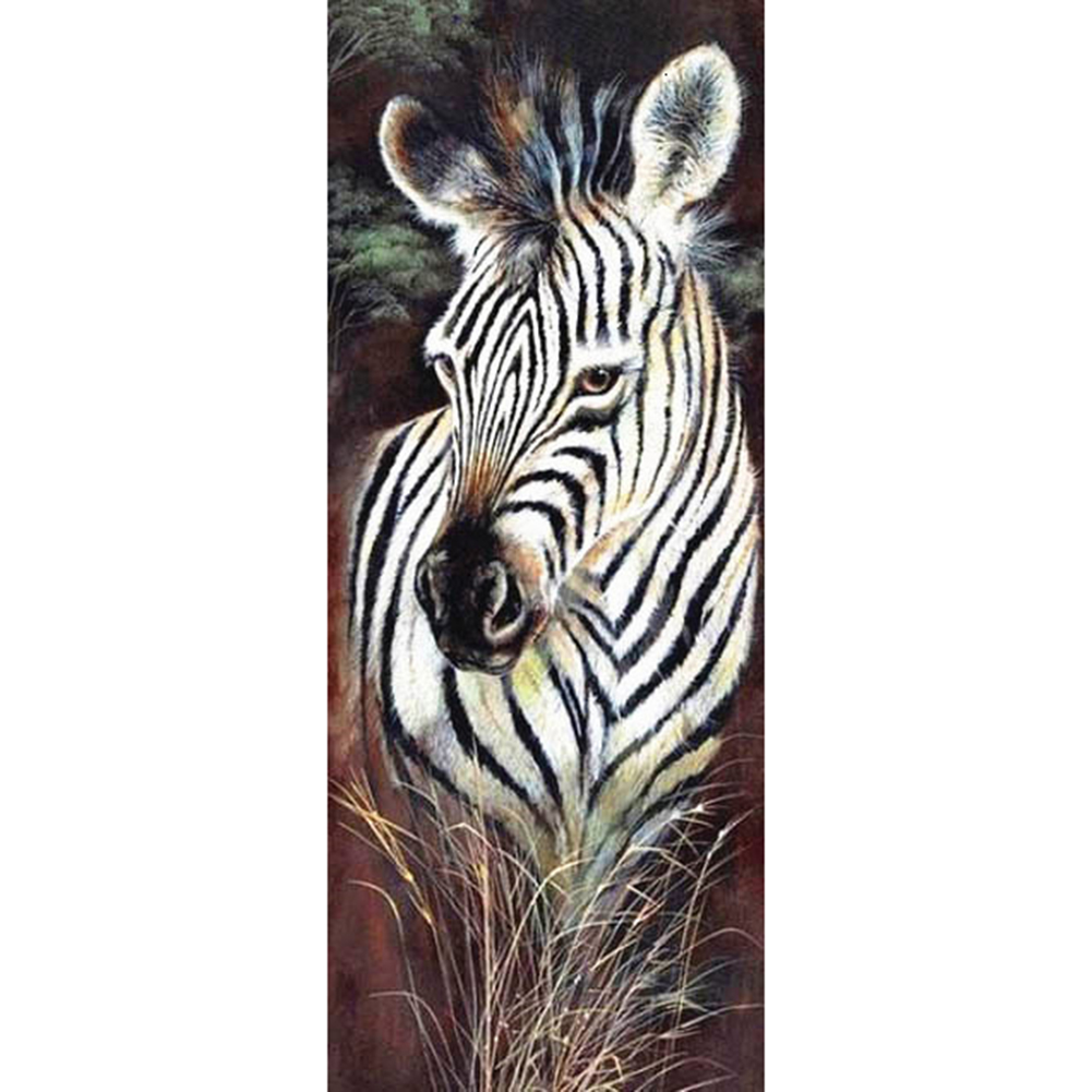 

Zebra - Round Drill Diamond Painting - 30*65CM (Big Size), 501 Original