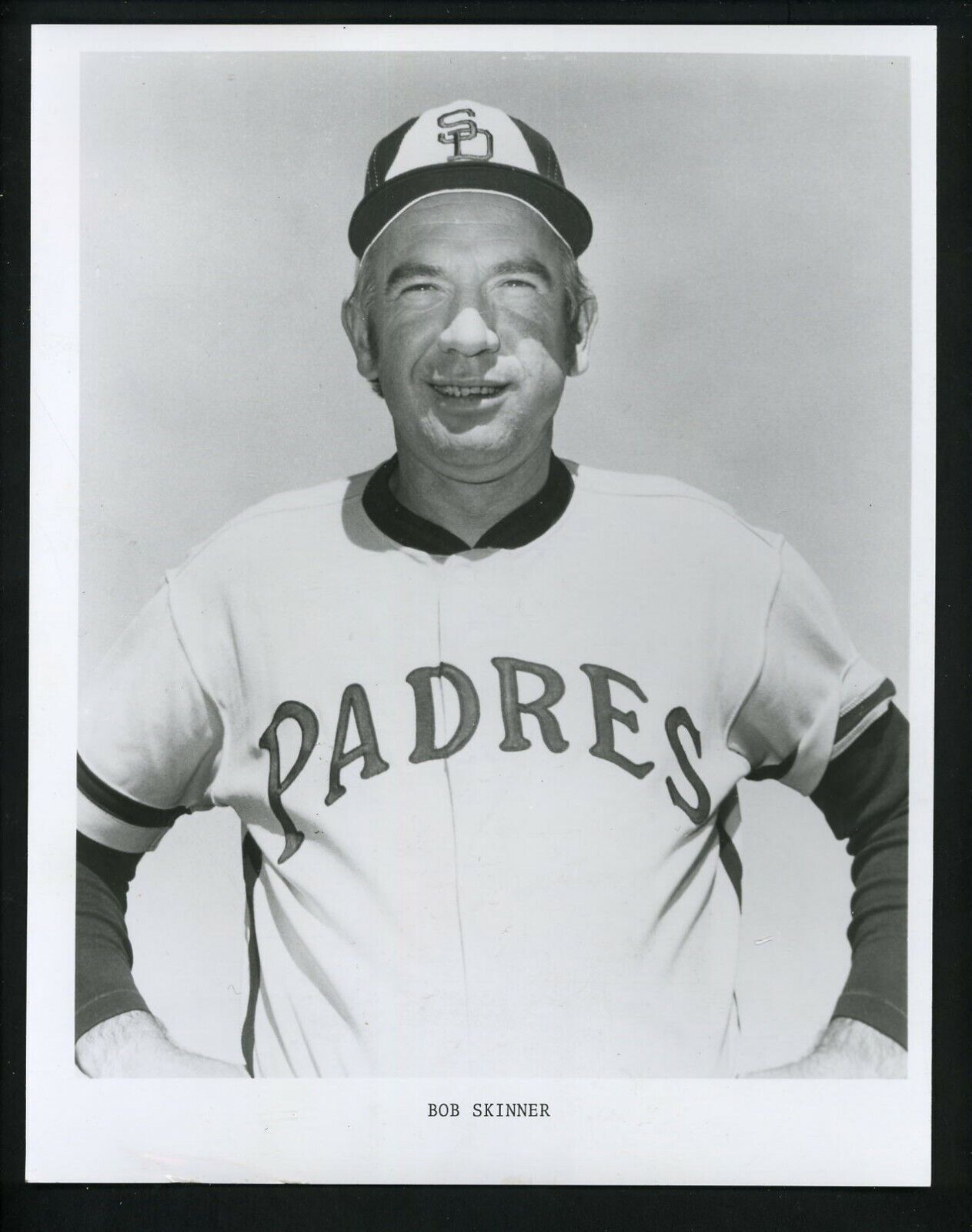 Bob Skinner San Diego Padres Team Issued 1972 Press Photo Poster painting