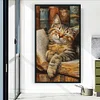 Book Cat-11CT Stamped Cross Stitch 40*70cm(Big Size) tapestrymarket