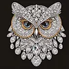 Diamond Painting-DIY Crystal Rhinestone Owl