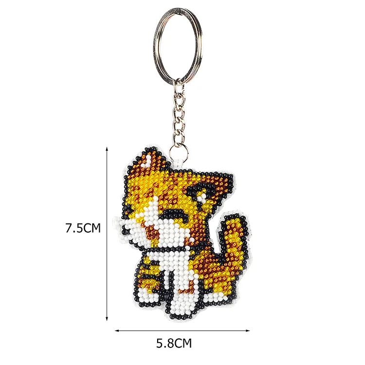 Bright Creations 2 Pack, Fox and Cat Stamped Counted Cross Stitch, DIY  Embroidery Beginner Kit with 11 CT Cloth, Needles & Thread