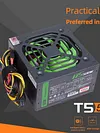 Computer Power Supply Dual 6Pin Desktop PSU 2 SATA ATX Power Supply for Computer