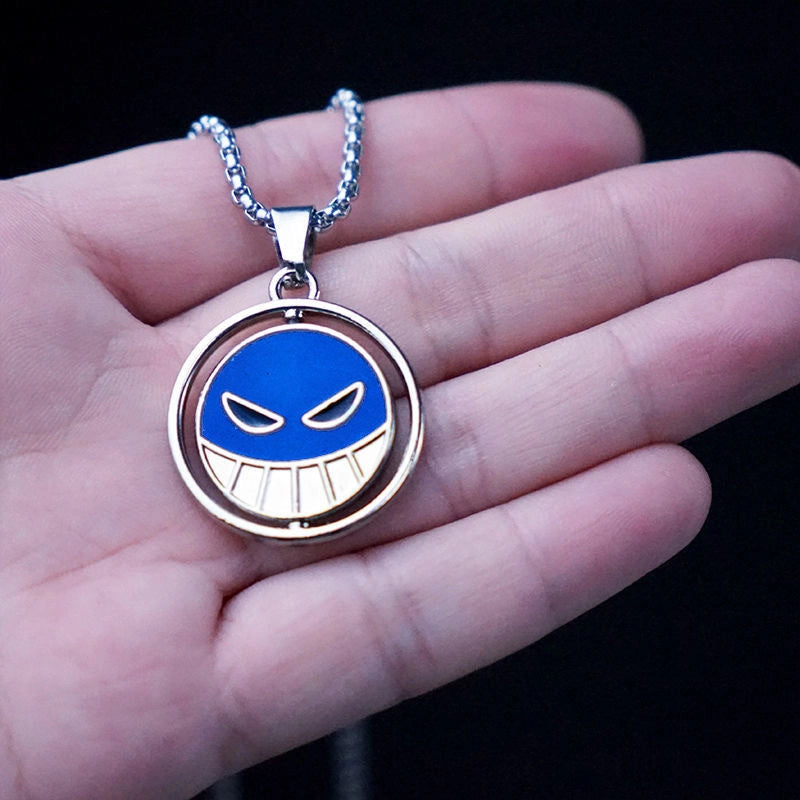 Hip-Hop Vintage Style Animal Letter Alloy Titanium Steel Plating Men’s Pendant Necklace Men Pendant Necklaces