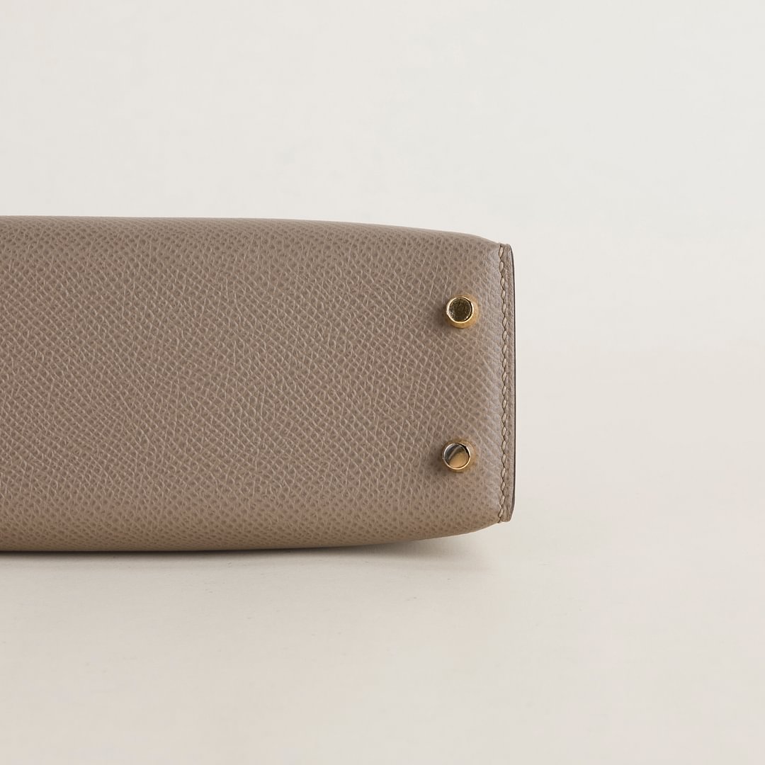 Mini Kelly II Epsom 18 Etoupe/2S Sesame GHW