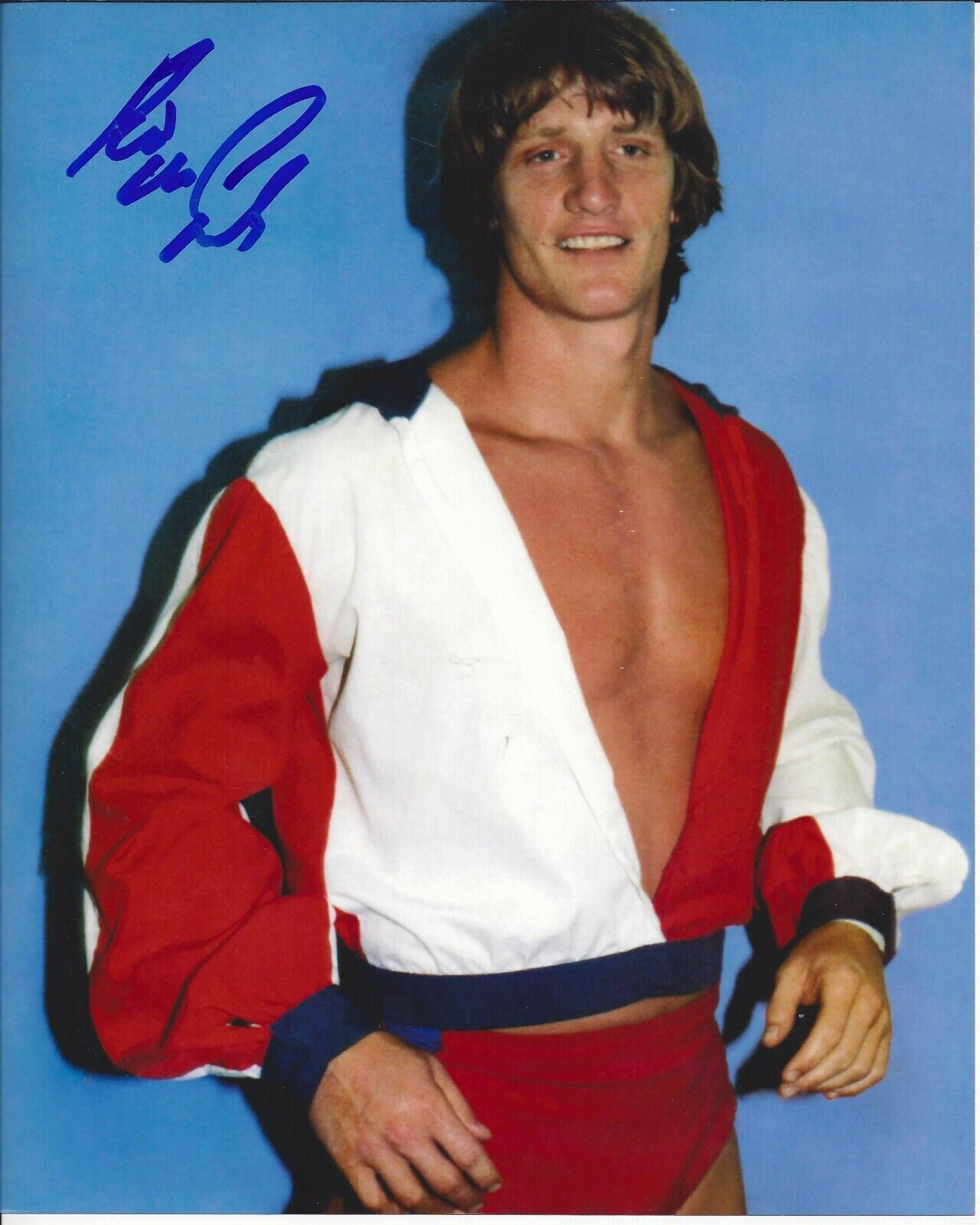 Kevin Von Erich autographed 8x10 #9WCCW NWA WWE HOF