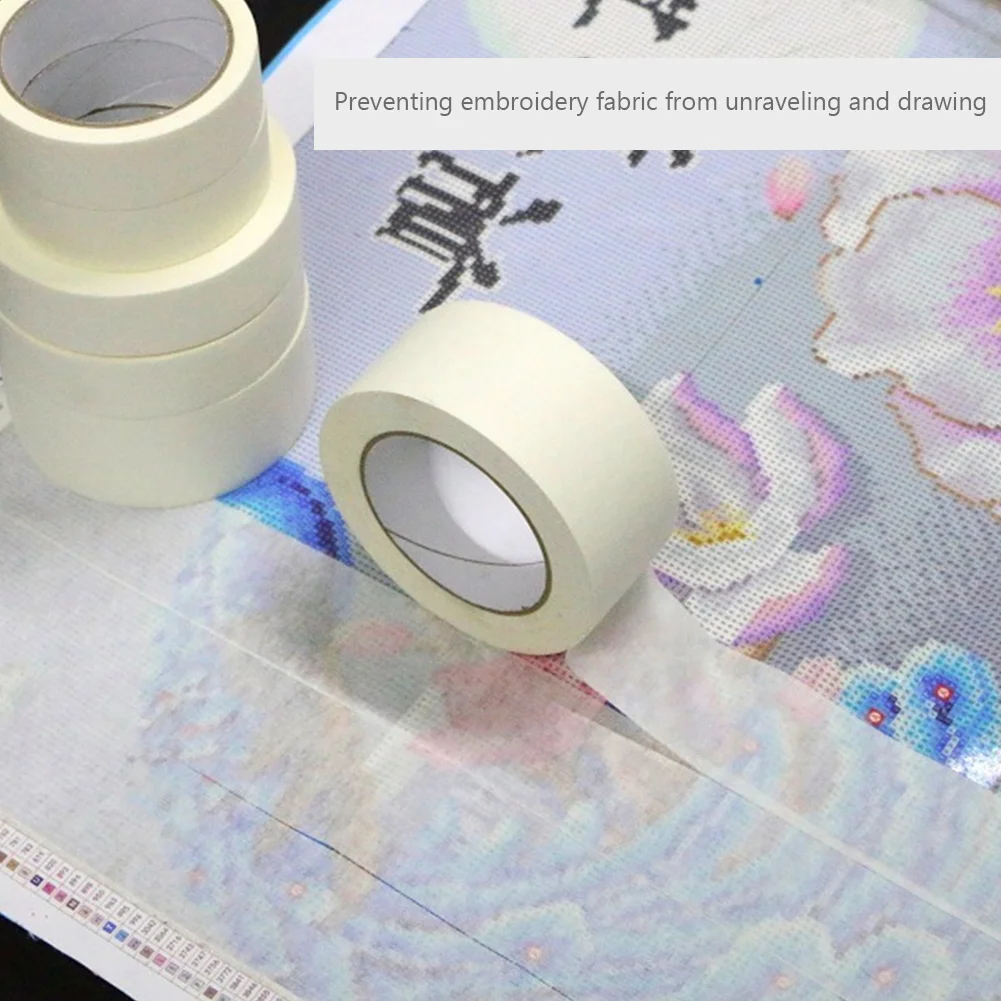 20m/Roll Anti-dirty Masking Tape Adhesive DIY Cross Stitch Sticker Writable