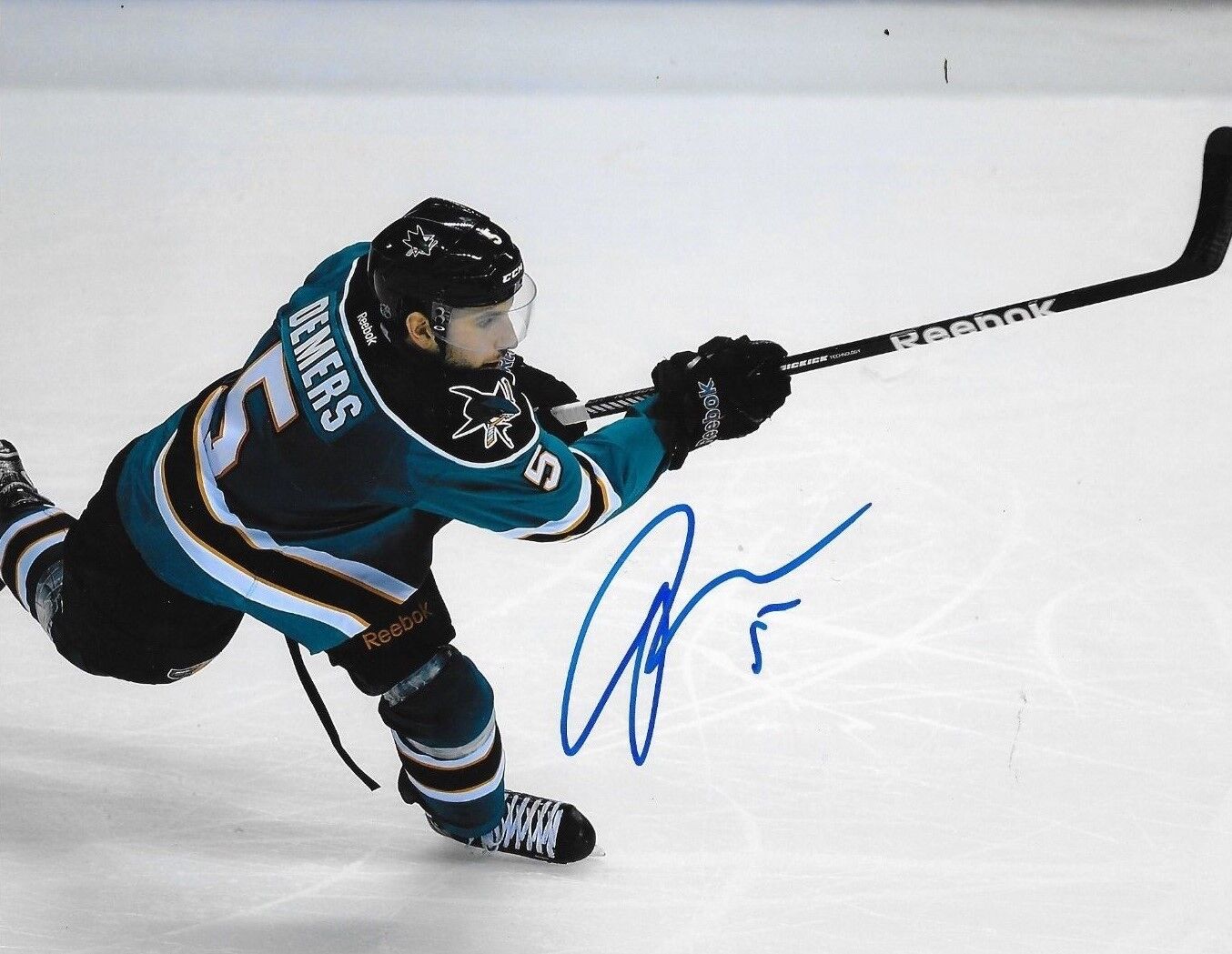 Jason Demers signed San Jose Sharks 8x10 Photo Poster painting autographed