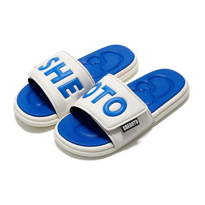 Letclo™ Summer Velcro Upper Letter EVA Slippers letclo Letclo
