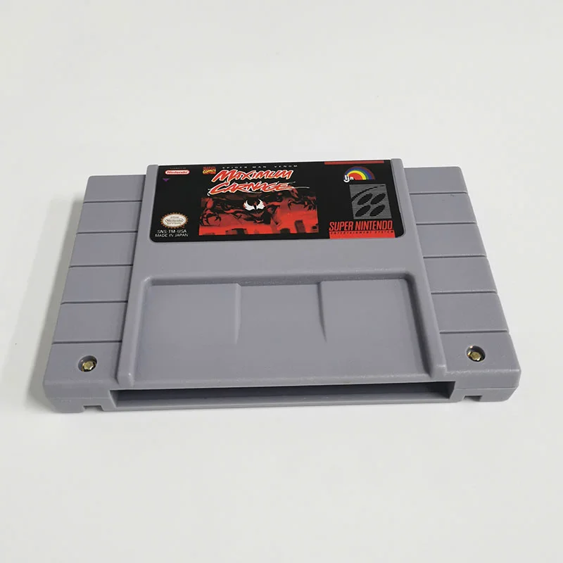 Spider-Man & Venom: Maximum Carnage SNES For Super Nintendo Entertainment System - 16 Bit US Version Game Cartridge