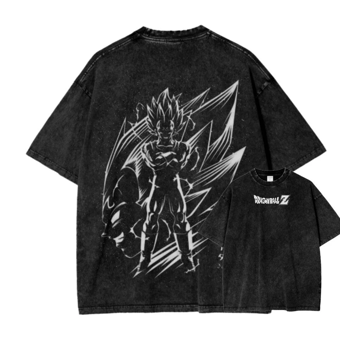 Dragon Ball Anime Oversize Washed T-Shirt