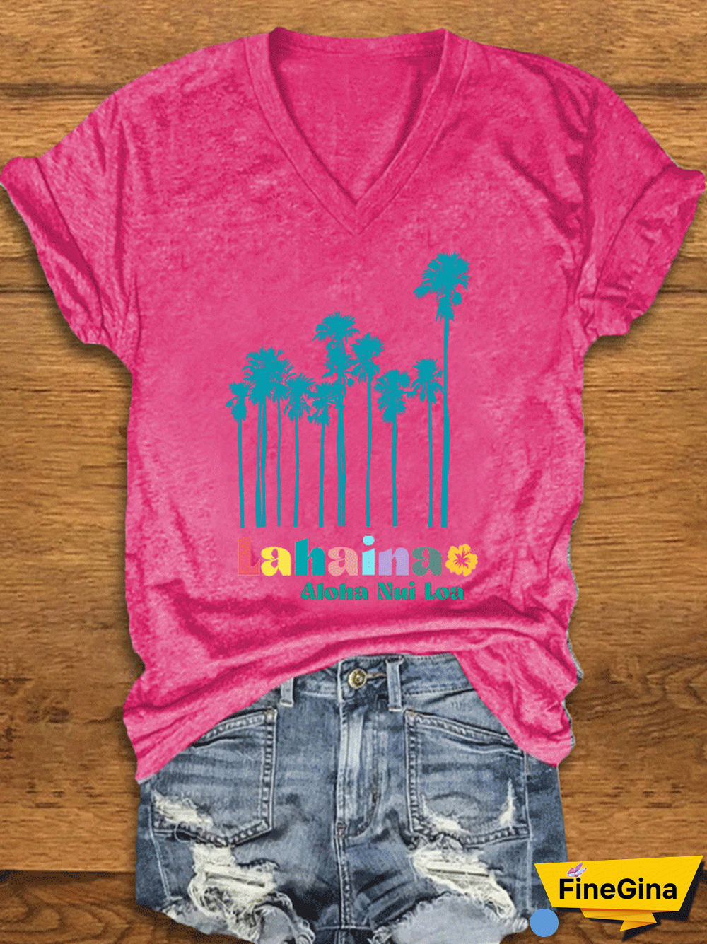 Women's Lahaina Strong Print T-Shirt