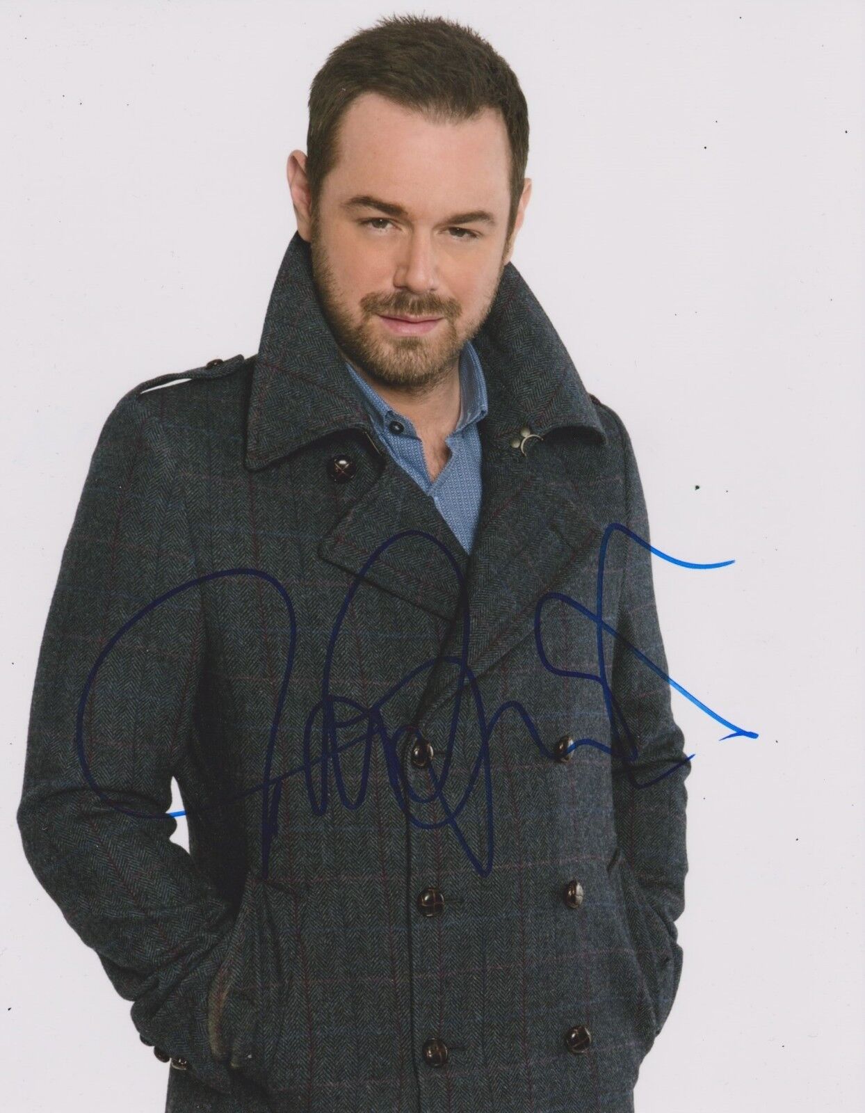 Danny Dyer Signed Eastenders 10x8 Photo Poster painting AFTAL