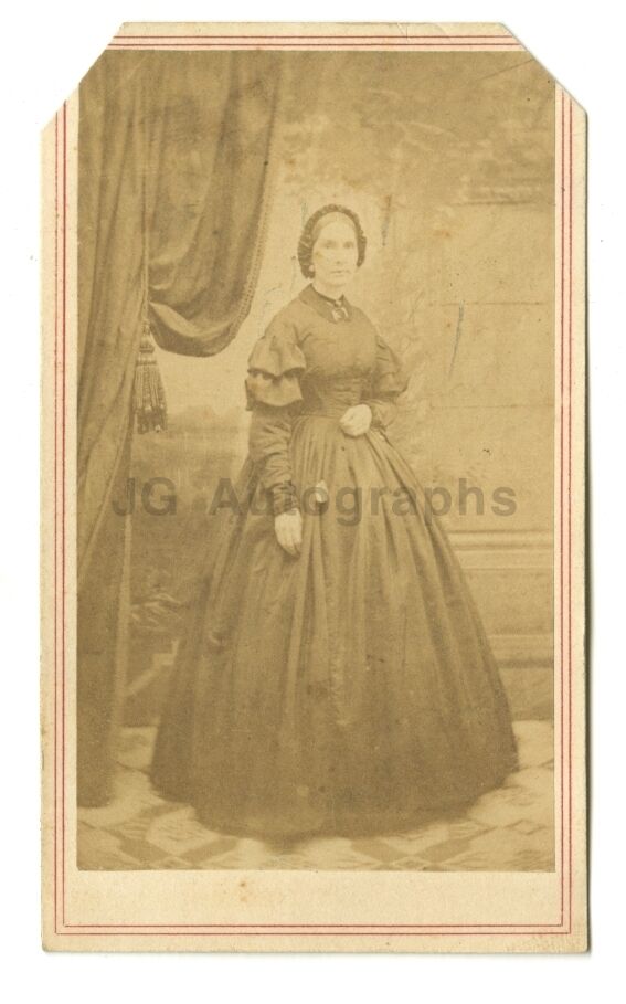 19th Century Fashion - 19th Century Carte-de-visite Photo Poster paintinggraph - New York