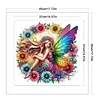 Butterfly Fairy-11CT Stamped Cross Stitch 45*45cm/17.72*17.72in