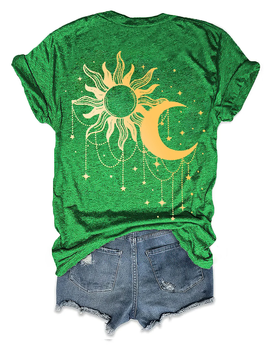 The Beauty Of Slience Shiny Moon Phase T-shirt