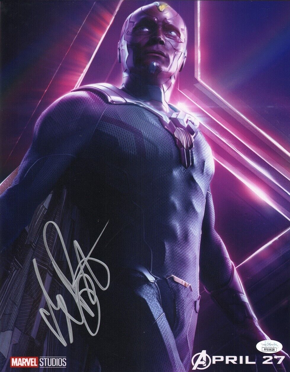 PAUL BETTANY Authentic Hand-Signed AVENGERS INFINITY WAR 11x14 Photo Poster painting (JSA COA) B