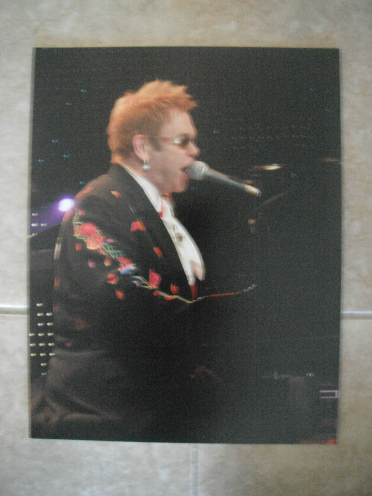 Elton John Sir Live Color 11x14 Promo Photo Poster painting #2