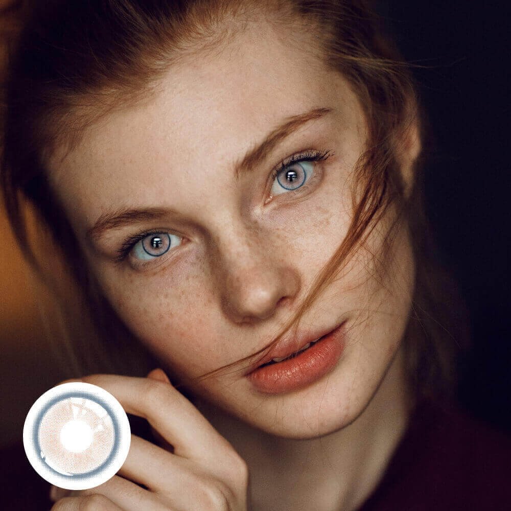 Genshin Moon Grey Colored Contact Lenses Yearly