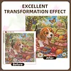 Diamond Painting -5D Full Round Drill Beagle Puppy(40x40cm)