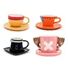 Cartoon Household Ceramic Cup Creative Coffee Cup and Saucer