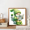 Diamond Painting-DIY Full Round Drill Toilet Gnome